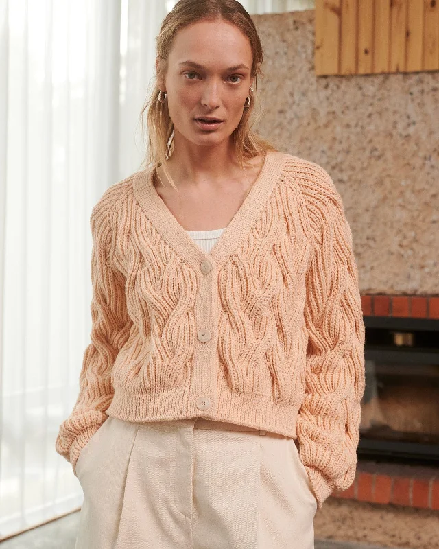 Nemunas: Golden Hour Merino Wool Cardigan