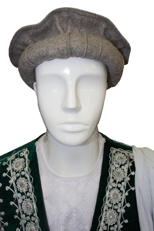 Afghan Hat Pakol- Gray