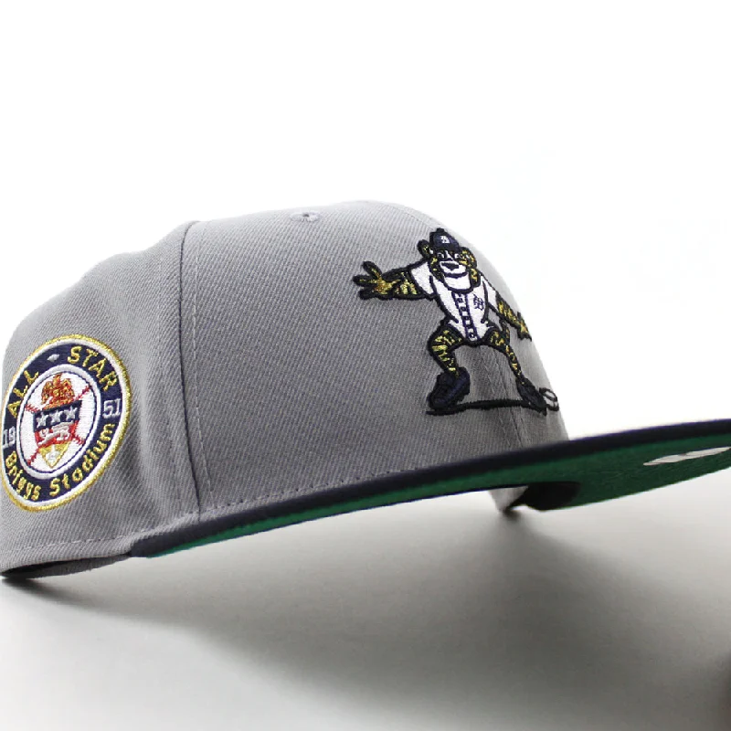 Detroit Tigers 1951 All Star Game New Era 59Fifty Fitted Hat (Gray Navy Green Under Brim)