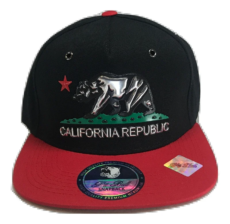 California Bear Metallic Snapback | Multi Color