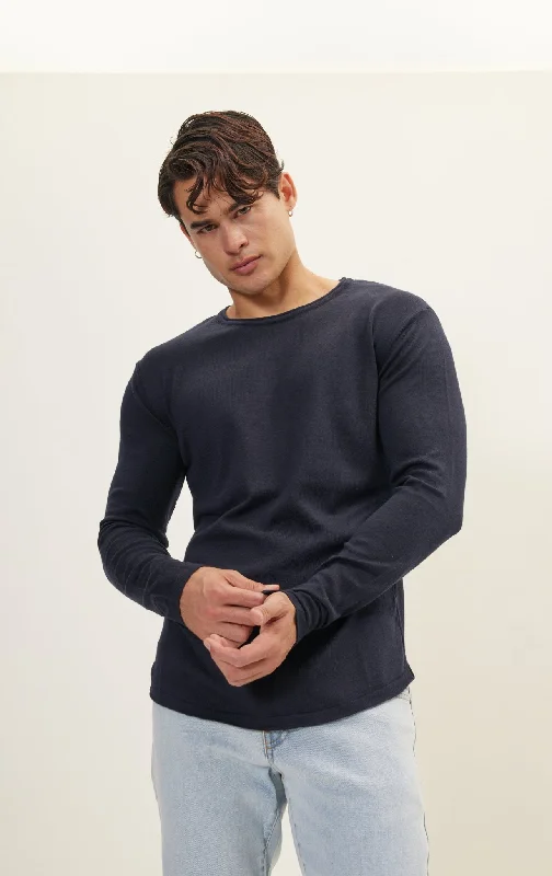 Navy Sweater