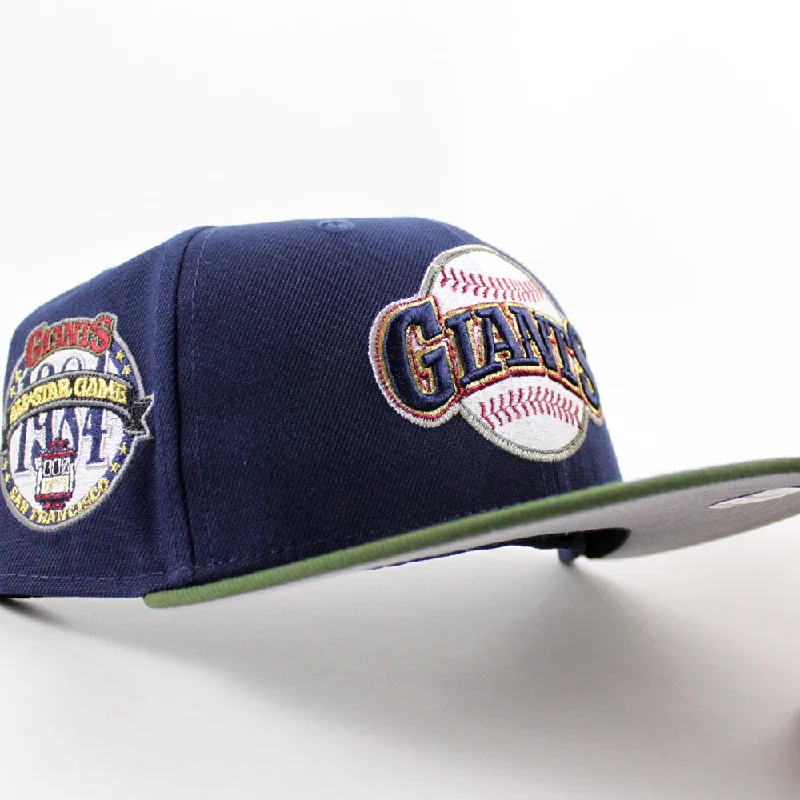 San Francisco Giants 1984 All Star Game New Era 59Fifty Fitted Hat (Oceanside Rifle Green Gray Under Brim)