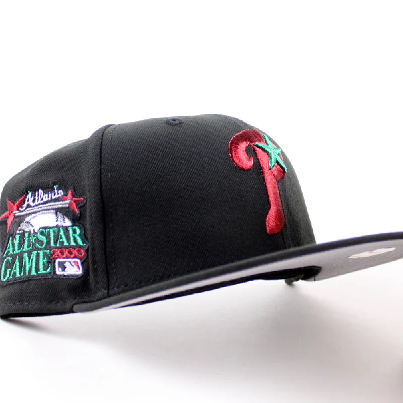 Philadelphia Phillies 2000 All Star Game 59Fifty New Era Fitted Hat (Black and Gray Under Brim)