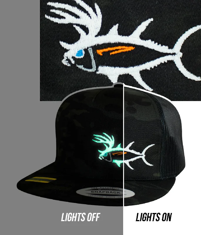 "Buck-Eye LP" Evening Glow Unisex Snapback Trucker Hat