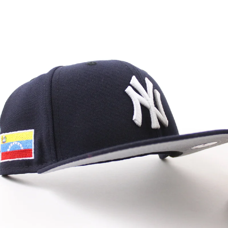 New York Yankees VENEZUELA New Era 59Fifty Fitted Hat (Navy Gray Under Brim)