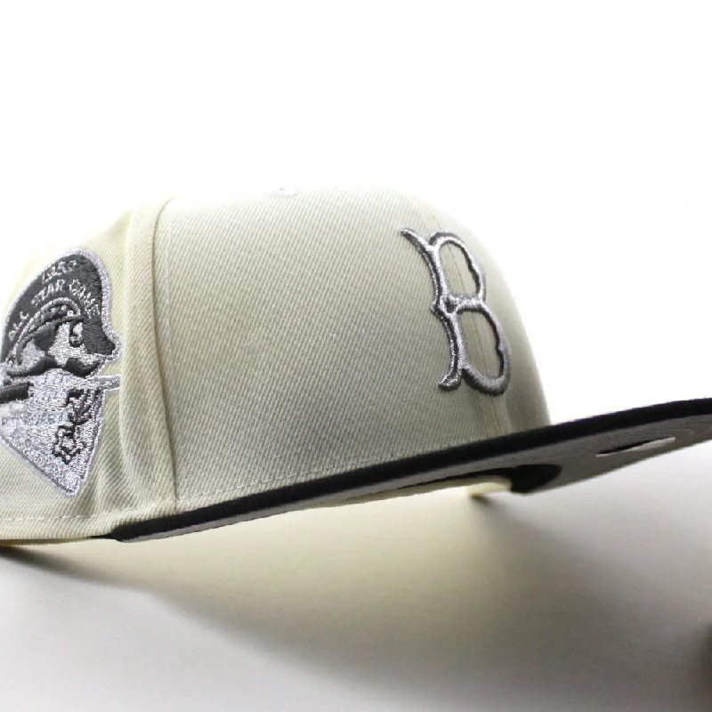 BROOKLYN DODGERS 1959 All Star Game New Era 59Fifty Fitted Hat (Chrome White Black Gray Under Brim)