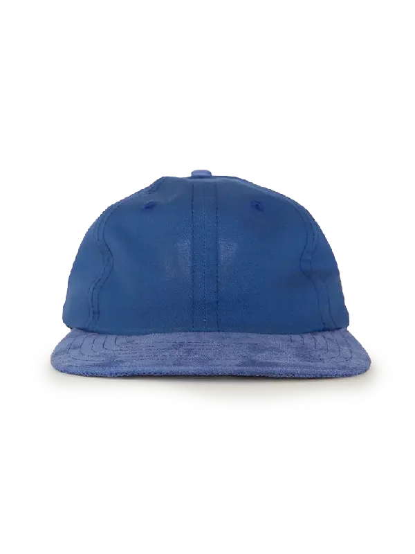 Cotton Twill Moleskin 6 Panel Hat- Blue