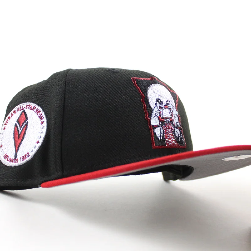 Minnesota Twins 1972 All Star Game New Era 59Fifty Fitted Hat (Black Scarlet Red Gray Under Brim)