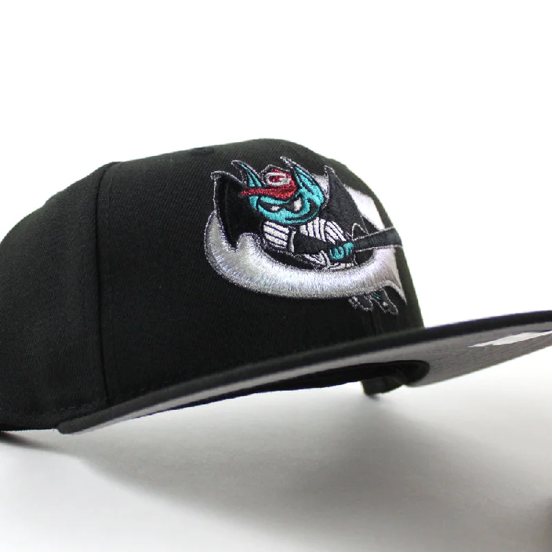 Greensboro Bats New Era 59Fifty Fitted Hat (Black Gray Under Brim)