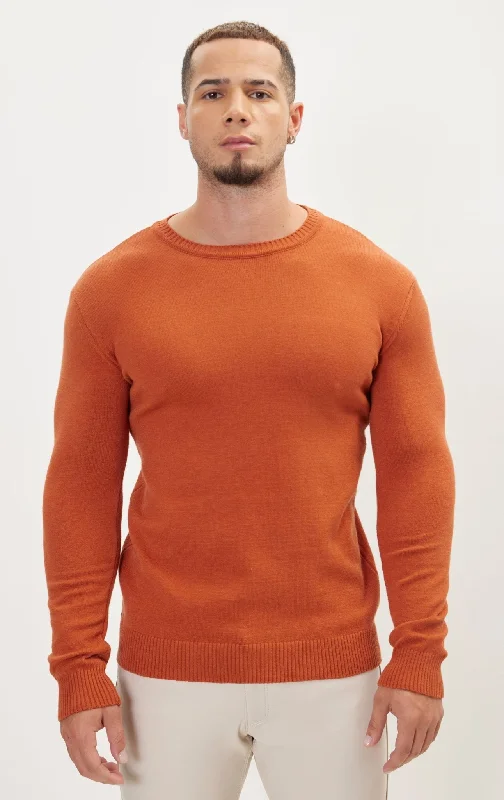 Classic Crew Neck Sweater - Tile