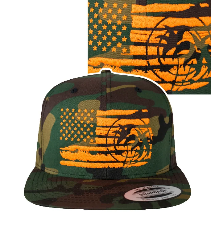 "Strong Faded" Snapback Flag Hat