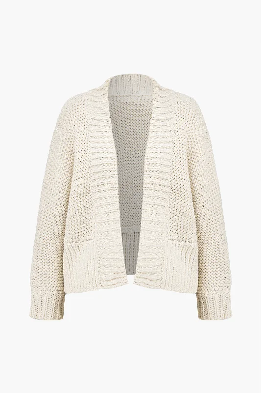 Basic Solid Sweater Cardigan