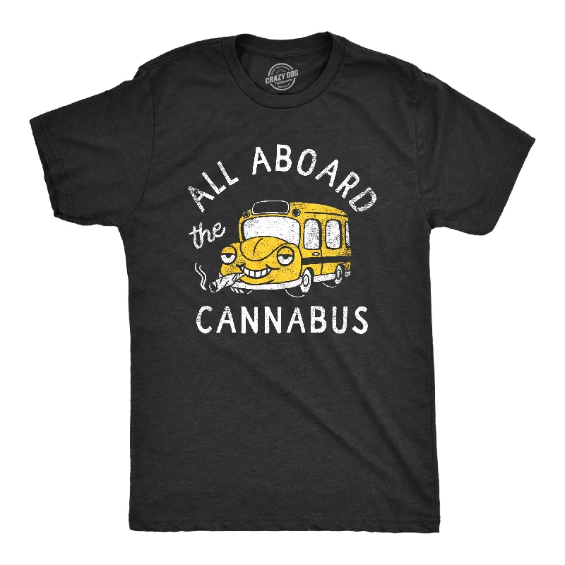 All Aboard The Cannabus Men's T Shirt