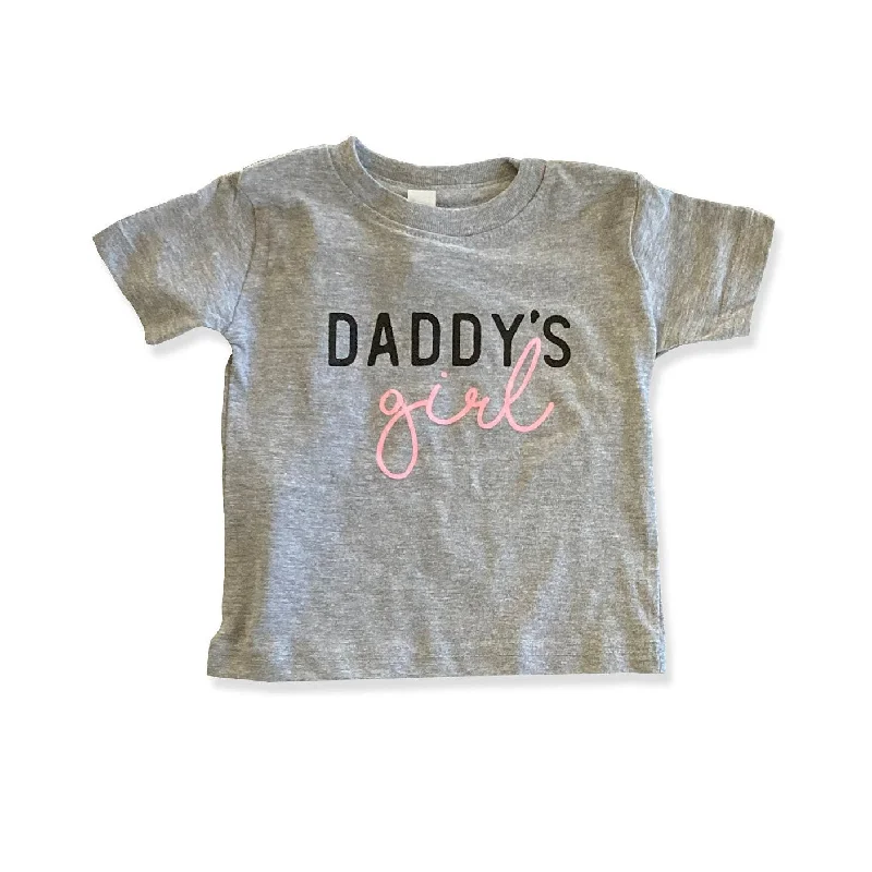 Daddy's Girl Grey Matching Daddy's Girl & Girldad Shirt