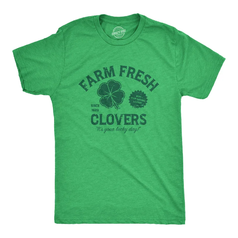 Farm Fresh Clovers Men's T Shirt