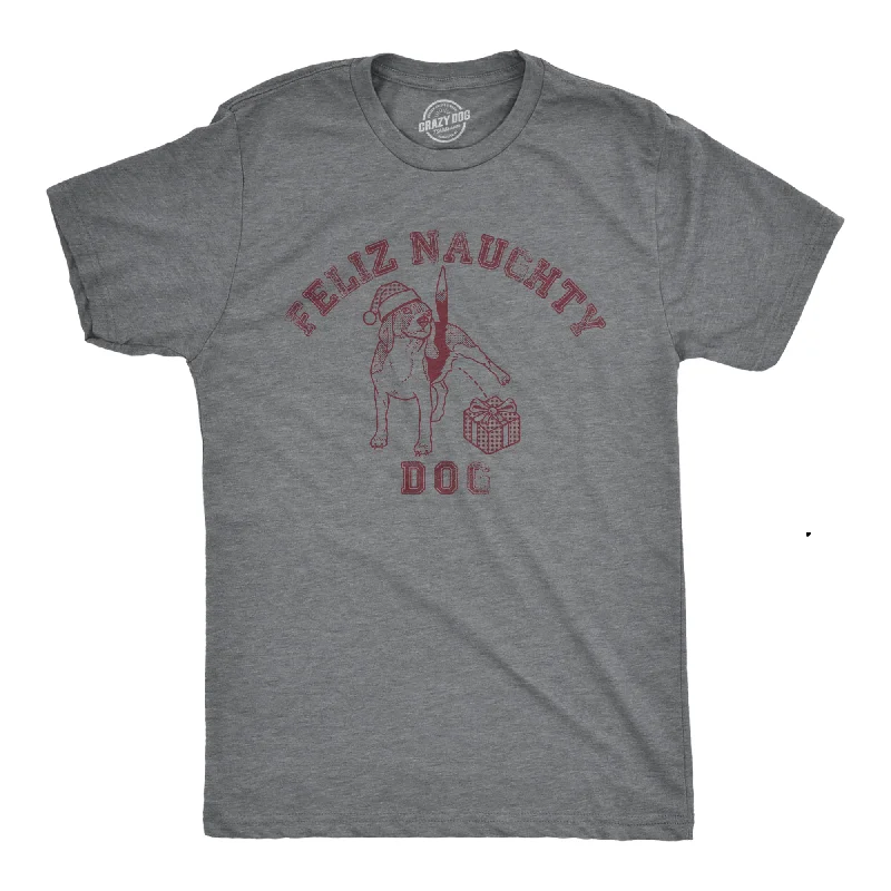 Feliz Naughty Dog Men's T Shirt