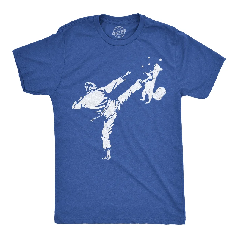 Karate Kicked Squirrel Men's T Shirt