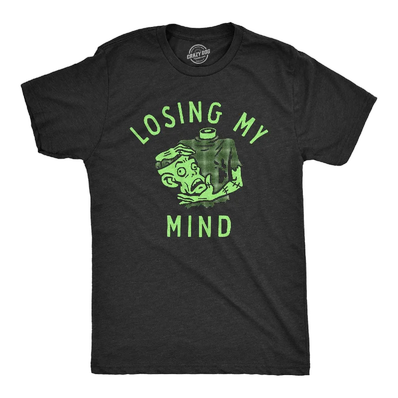 Losing My Mind Zombie Men's T Shirt