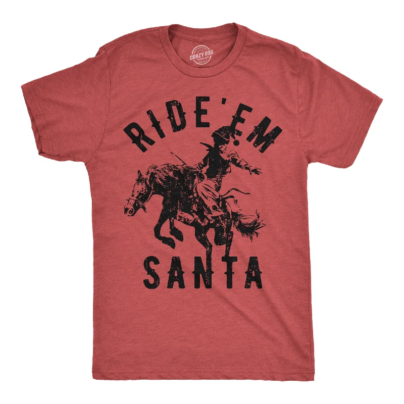 Ride Em Santa Men's T Shirt