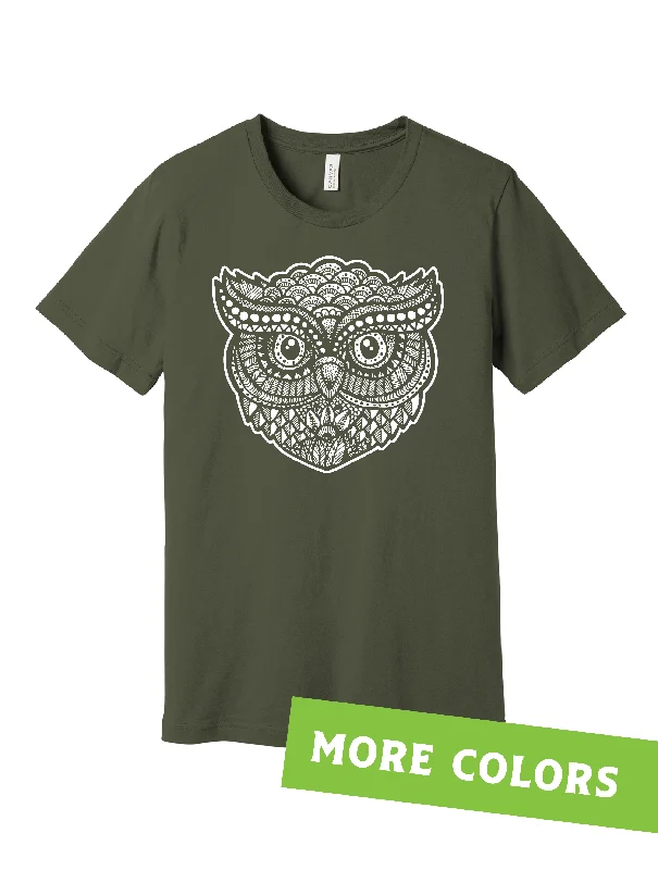 Zentangle Owl · Unisex T-Shirt