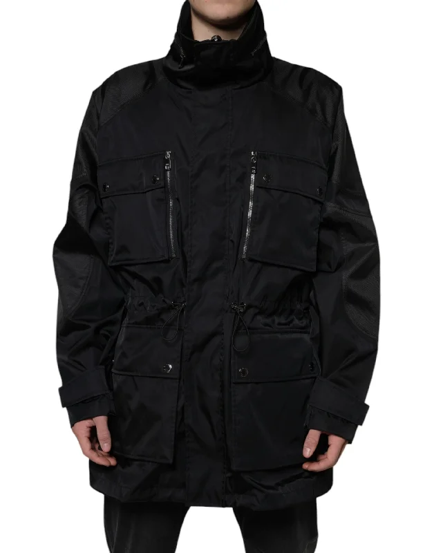 Dolce & Gabbana  Nylon Winter Men Parka Coat Men's Jacket