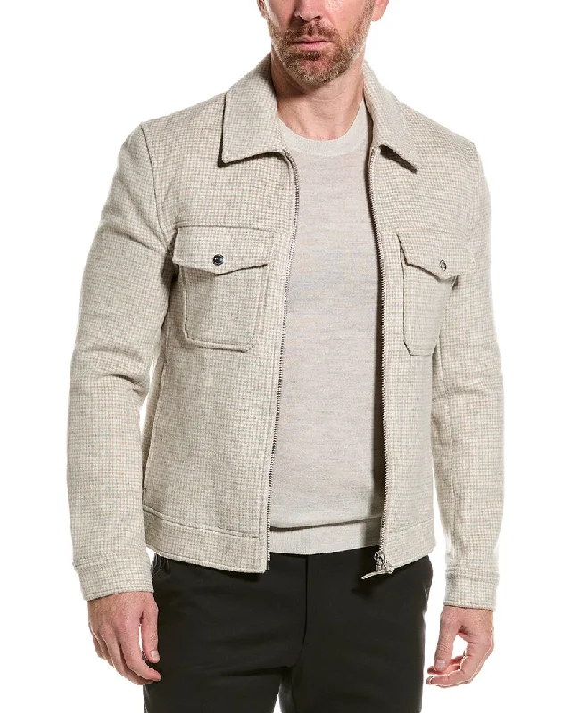 Reiss Maray Wool-Blend Casual Jacket