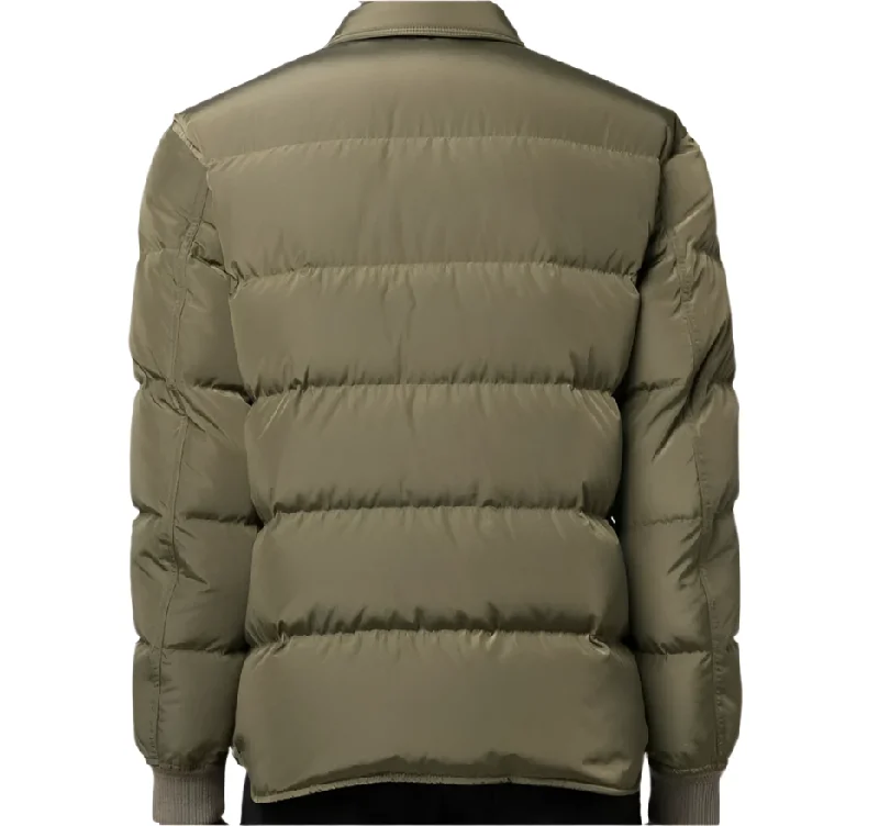 Tom Ford Mens Padded Down Jacket in Green