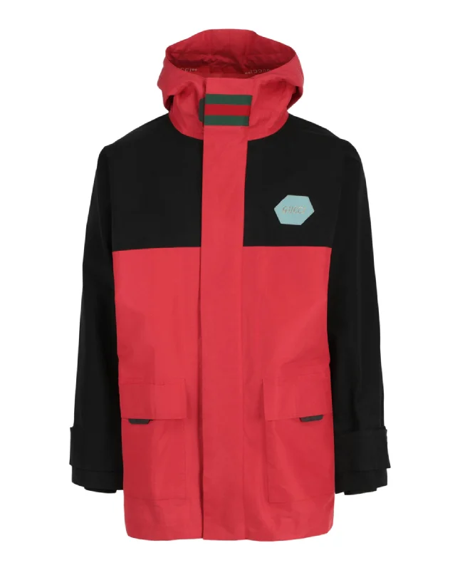 Colorblock Waterproof Jacket