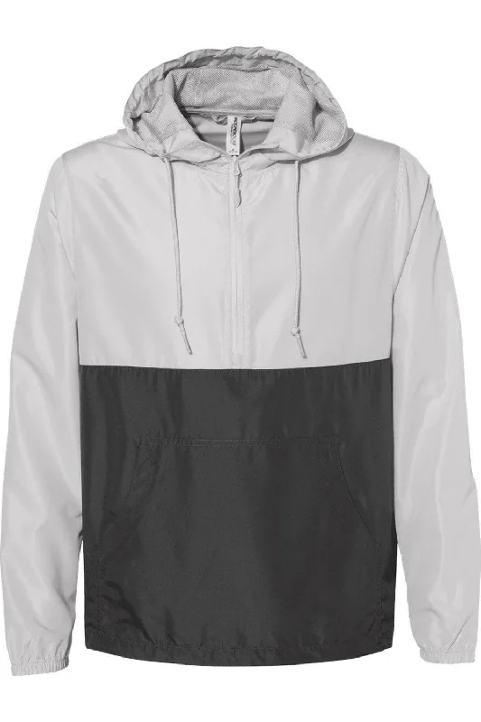 Independent Trading Co. Lightweight Quarter-Zip Windbreaker Pullover Jacket