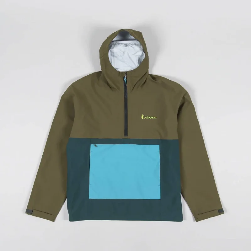 Men's Cielo Rain Anorak Jacket In Oak