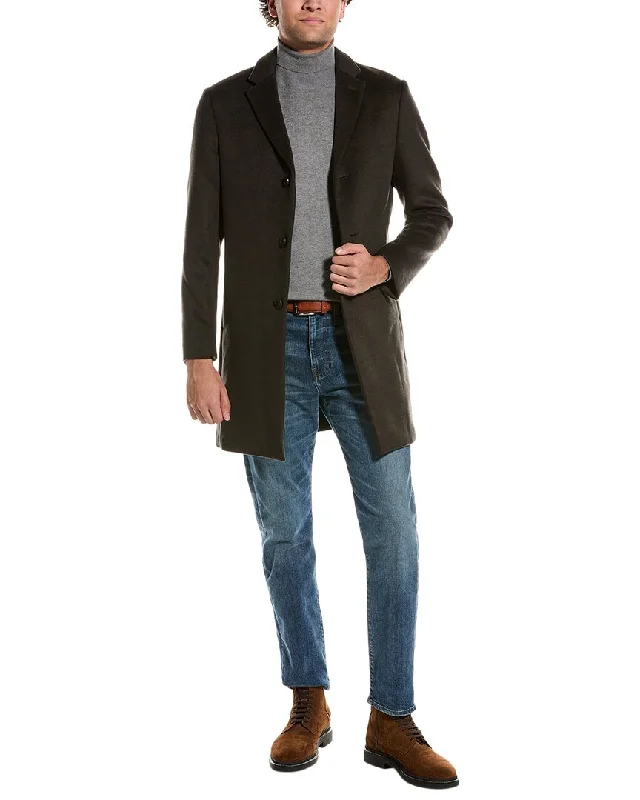 Reiss Gable Wool-Blend Epsom Overcoat