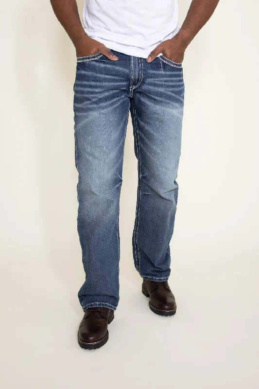 Ariat M4 Coltrane Relaxed Bootcut Jeans for Men | 10017511-DURANGO