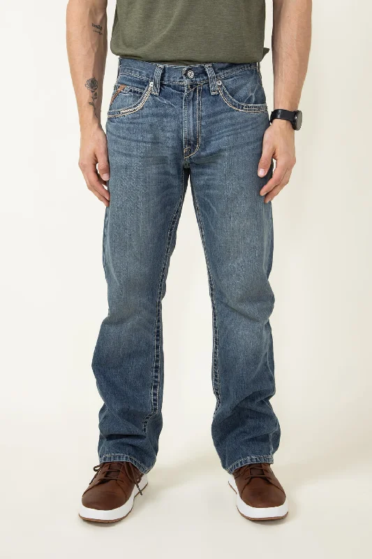 Ariat Straight Fit Jeans for Men | 10012703-GAMBLER 18.5" LEG