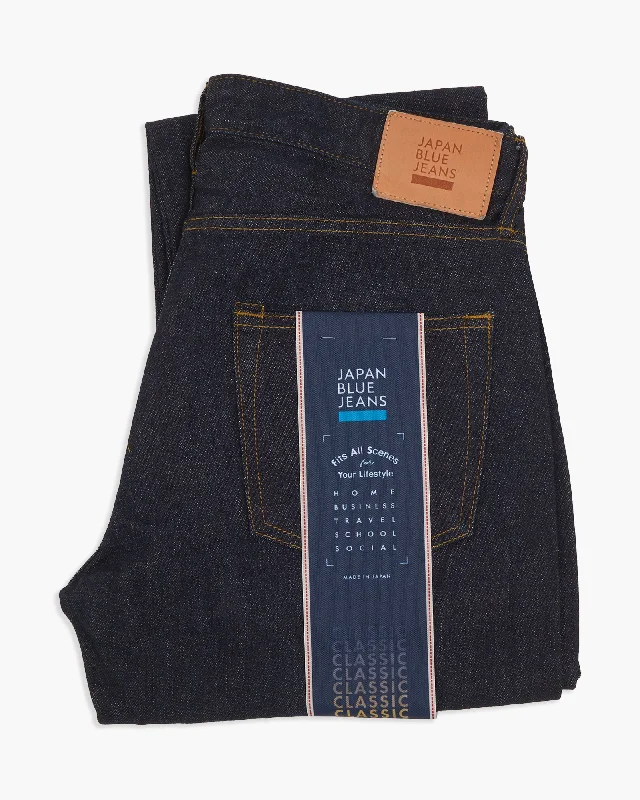 Japan Blue J404 Classic Straight 12.5oz African Cotton Selvedge Mens Jeans - Indigo