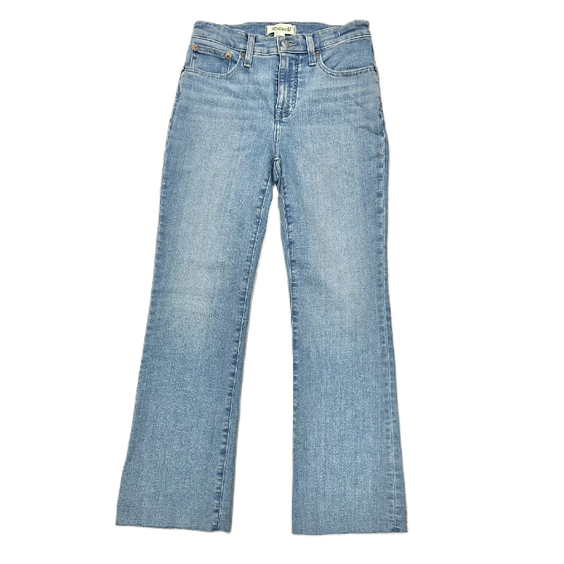 Jeans Boot Cut By Madewell In Blue Denim, Size: 4