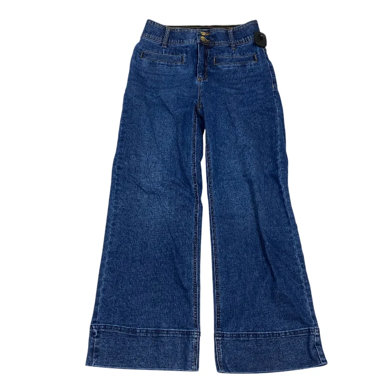 Jeans Cropped By Draper James Rsvp In Blue Denim, Size: 4