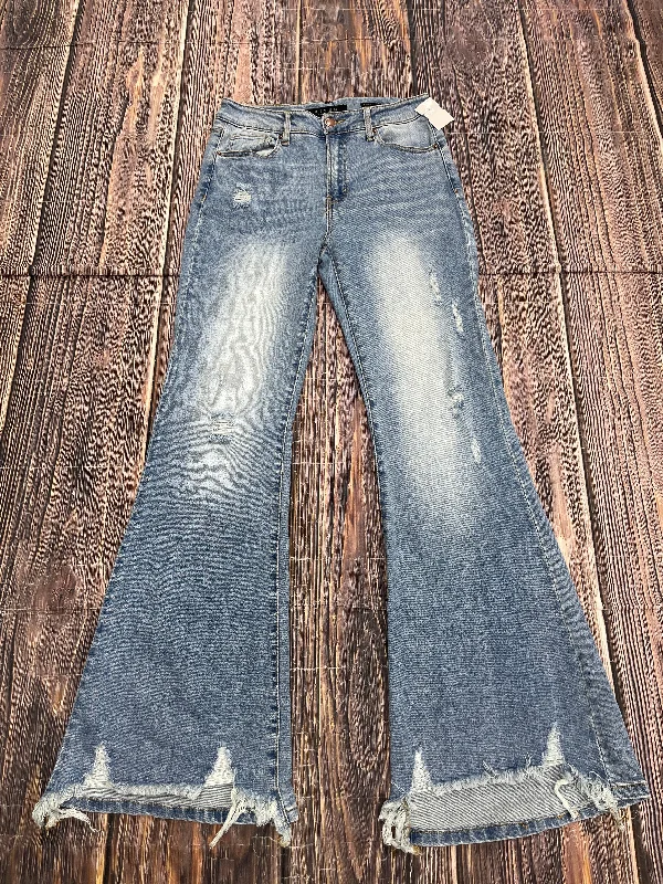 Jeans Flared By Risen In Blue Denim, Size: 6