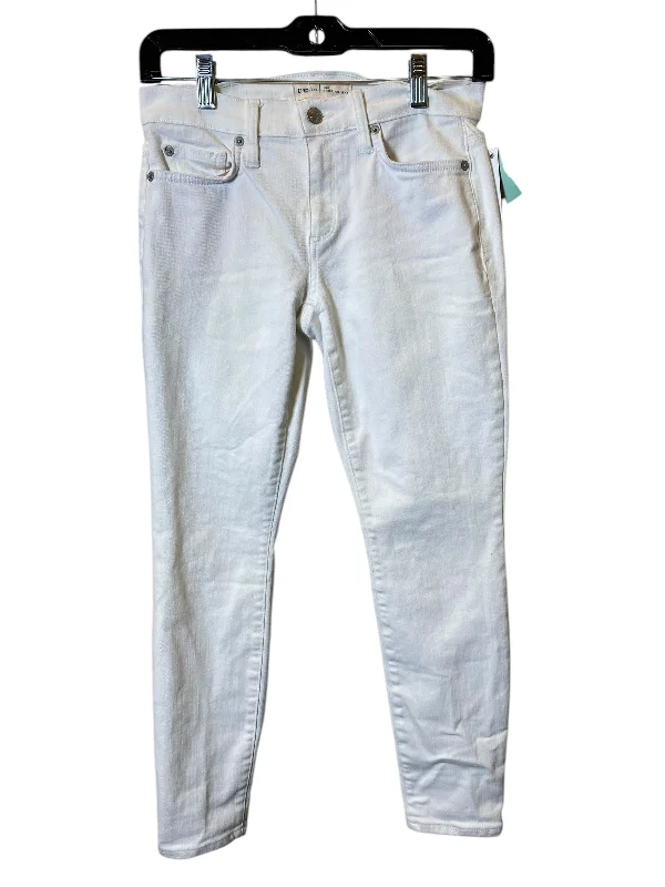 Jeans Skinny By Gap In White, Size: 2