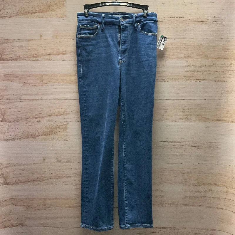 Jeans Skinny By Good American In Blue Denim, Size: 6