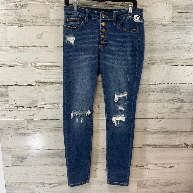 Jeans Skinny By Judy Blue In Blue, Size: 8