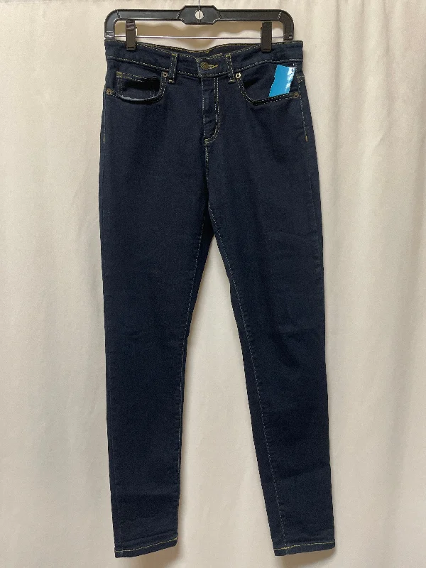 Jeans Skinny By Michael By Michael Kors In Blue Denim, Size: 8