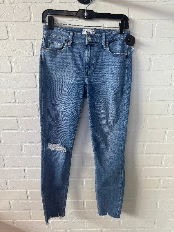 Jeans Skinny By Paige In Blue Denim, Size: 6