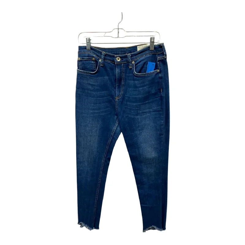 Jeans Skinny By Rag And Bone In Blue, Size:8