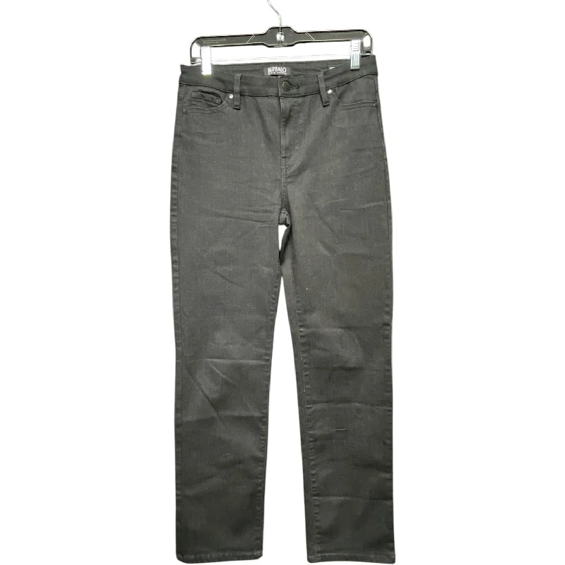 Jeans Straight By Buffalo David Bitton In Black Denim, Size: 6