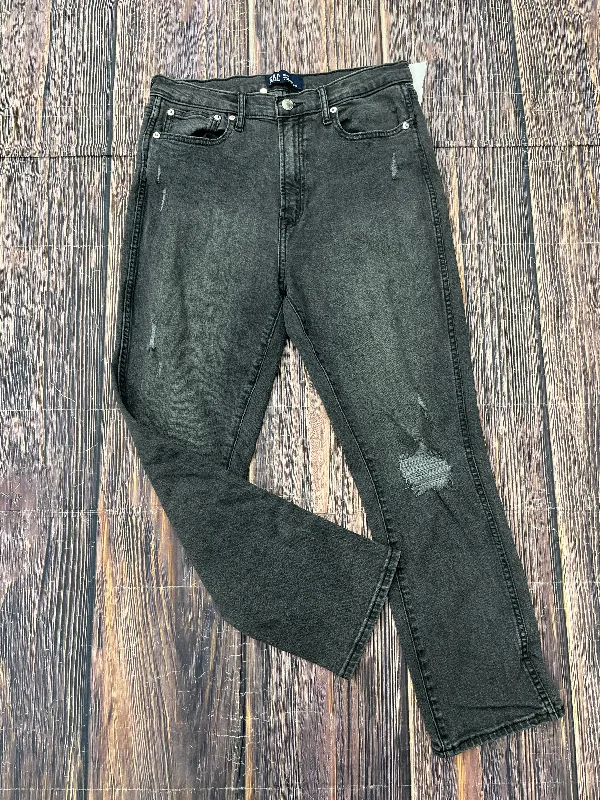 Jeans Straight By Gap In Black, Size: 10