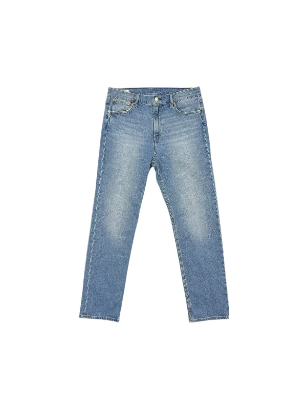 Jeans Straight By Gap In Blue Denim, Size: 14