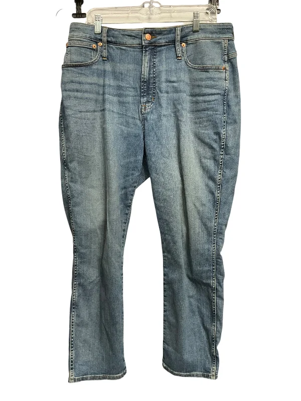 Jeans Straight By J. Crew In Blue, Size: 16