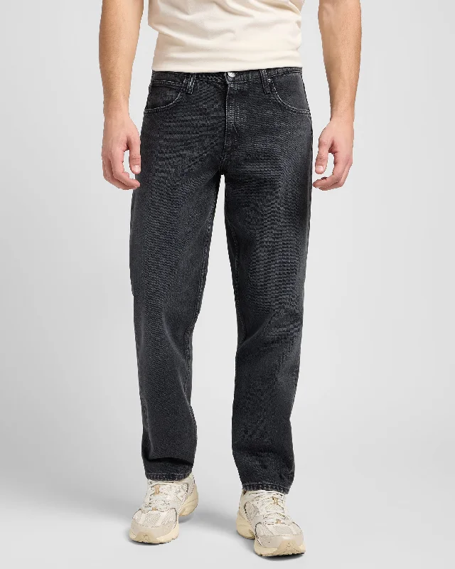 Lee Oscar Relaxed Tapered Mens Jeans - Black Star