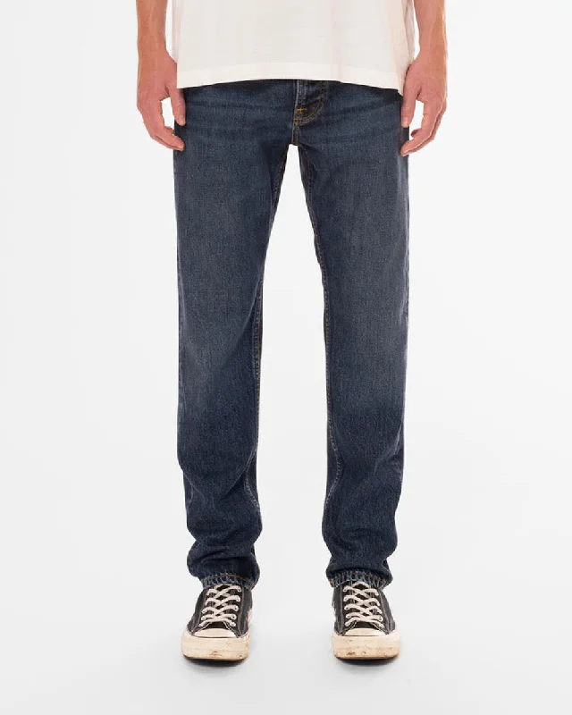 Nudie Steady Eddie II Regular Tapered Mens Jeans - Blue Soil