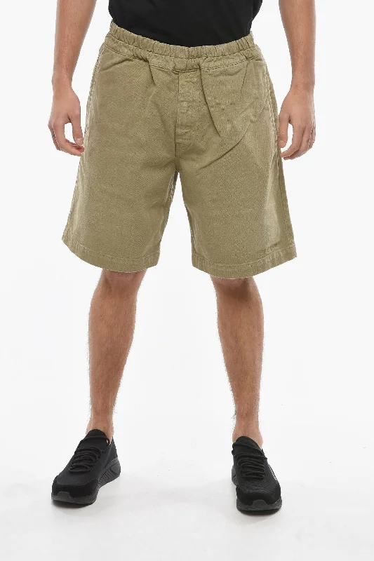 14 BROS Drawstring Waist Cotton Shorts